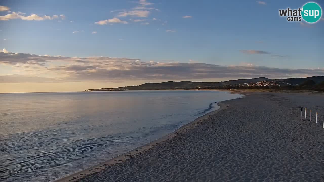 Spletna kamera v živo Plaža La Caletta – Budoni – Sardinija – Italija