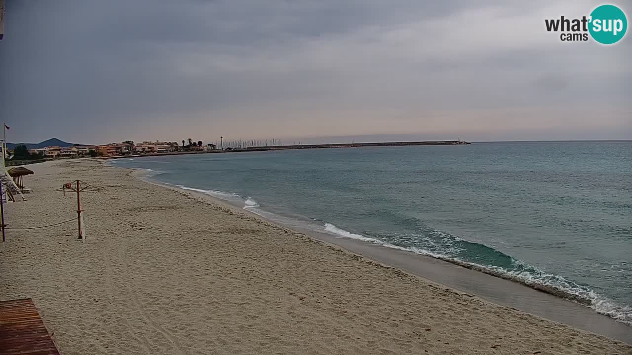Spletna kamera v živo Plaža La Caletta – Budoni – Sardinija – Italija