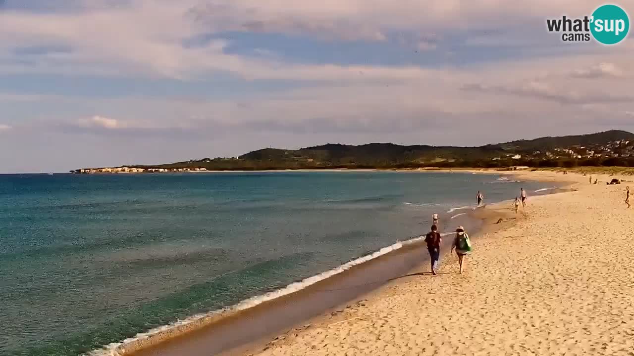 Spletna kamera v živo Plaža La Caletta – Budoni – Sardinija – Italija