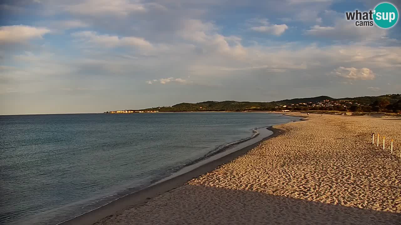 Spletna kamera v živo Plaža La Caletta – Budoni – Sardinija – Italija