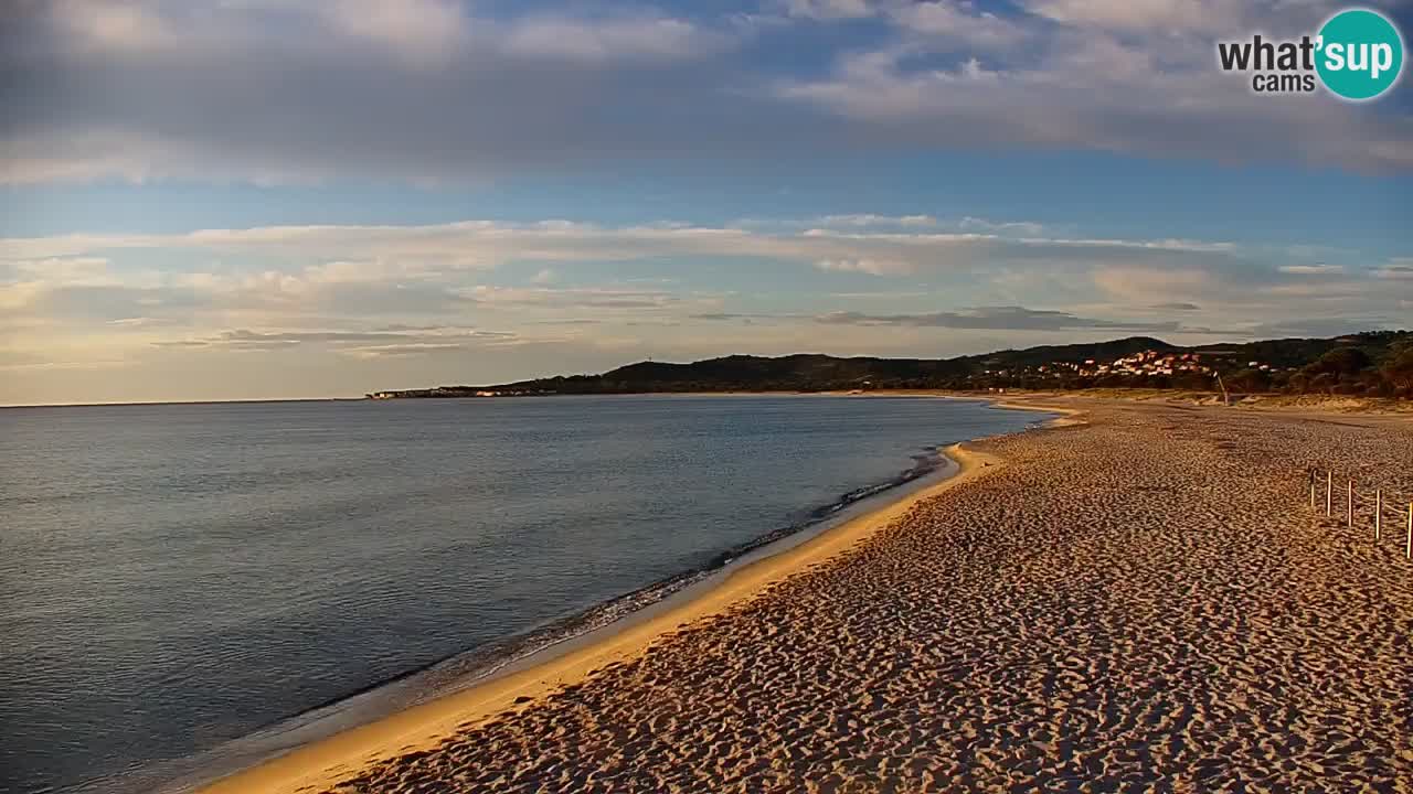 Spletna kamera v živo Plaža La Caletta – Budoni – Sardinija – Italija