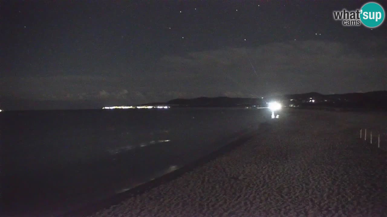 Spletna kamera v živo Plaža La Caletta – Budoni – Sardinija – Italija
