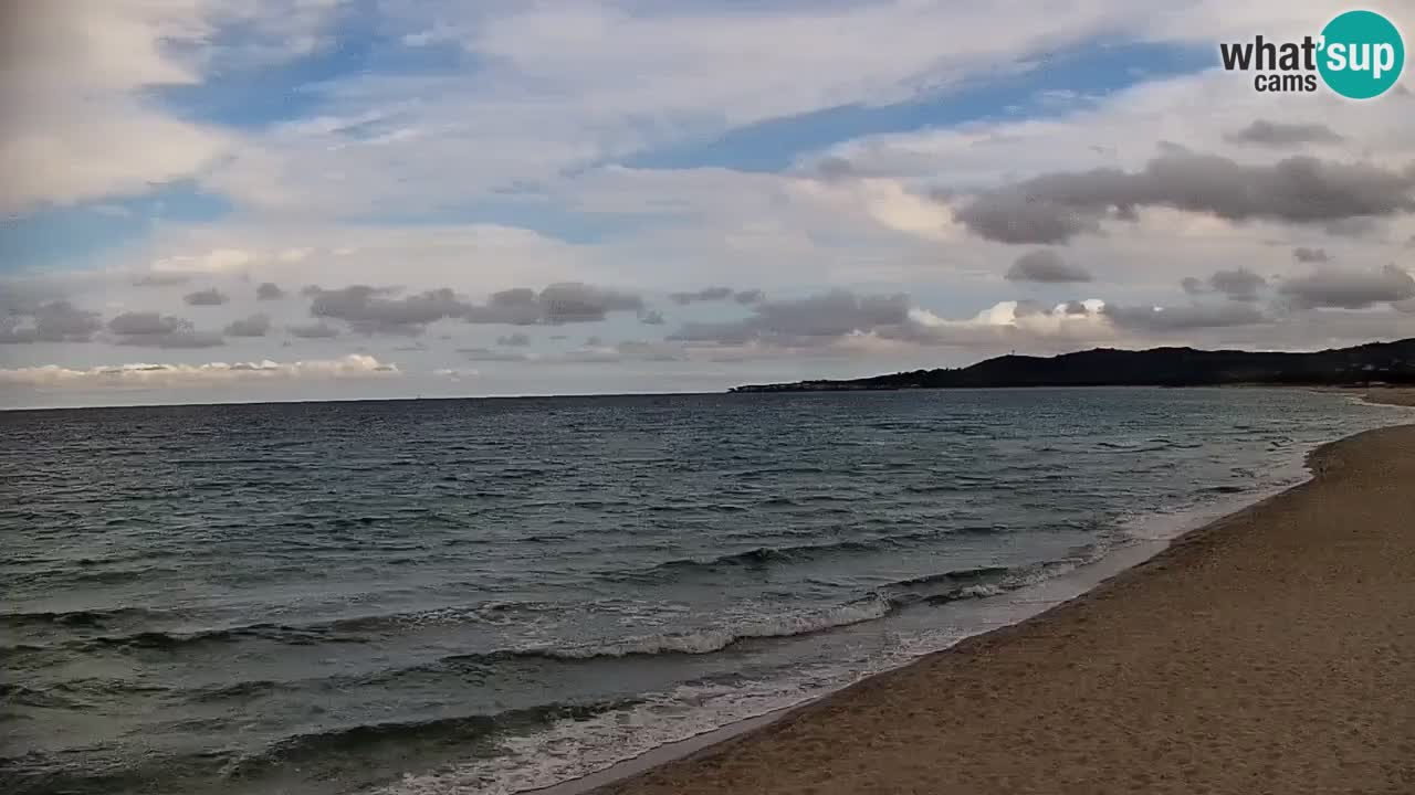 Spletna kamera v živo Plaža La Caletta – Budoni – Sardinija – Italija
