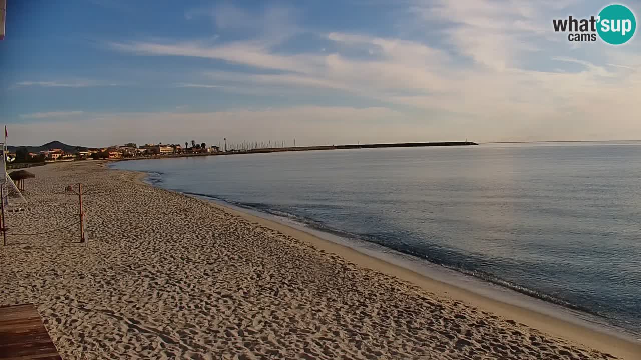 Spletna kamera v živo Plaža La Caletta – Budoni – Sardinija – Italija