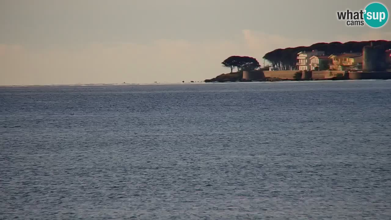 Spletna kamera v živo Plaža La Caletta – Budoni – Sardinija – Italija
