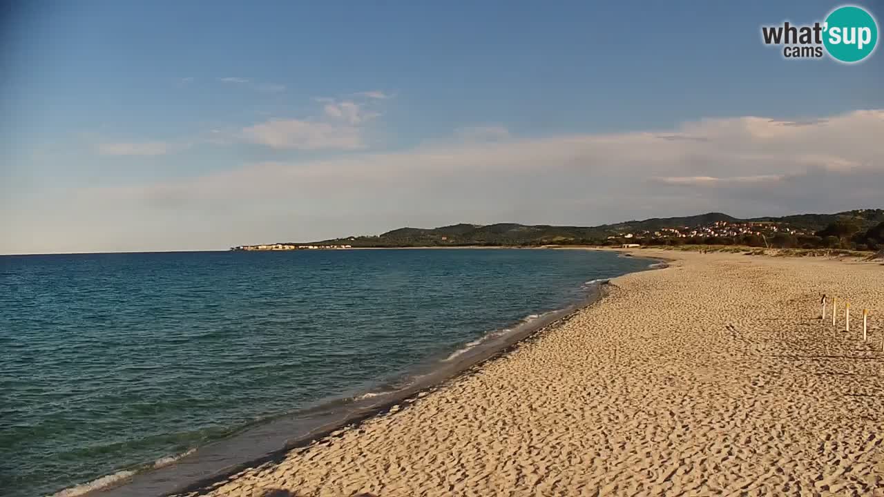 Spletna kamera v živo Plaža La Caletta – Budoni – Sardinija – Italija