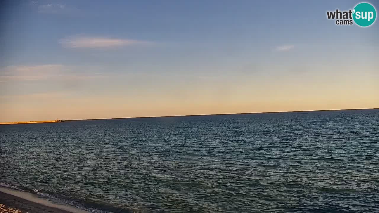 Spletna kamera v živo Plaža La Caletta – Budoni – Sardinija – Italija