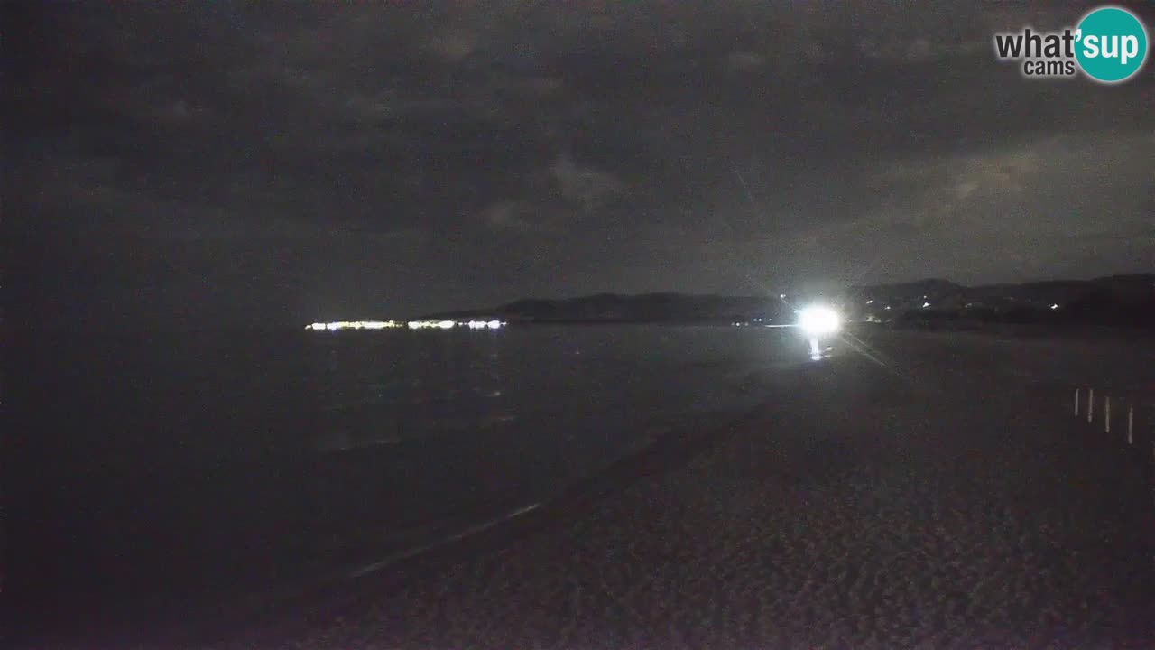 Spletna kamera v živo Plaža La Caletta – Budoni – Sardinija – Italija