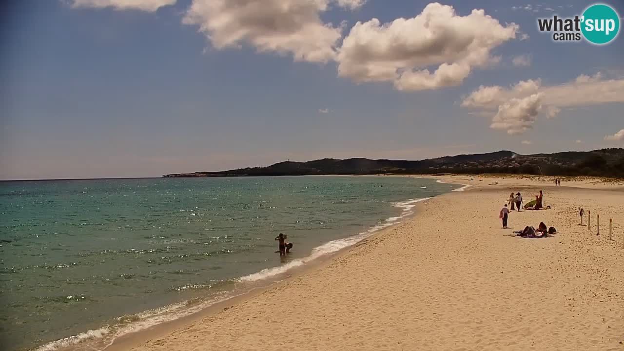 Spletna kamera v živo Plaža La Caletta – Budoni – Sardinija – Italija