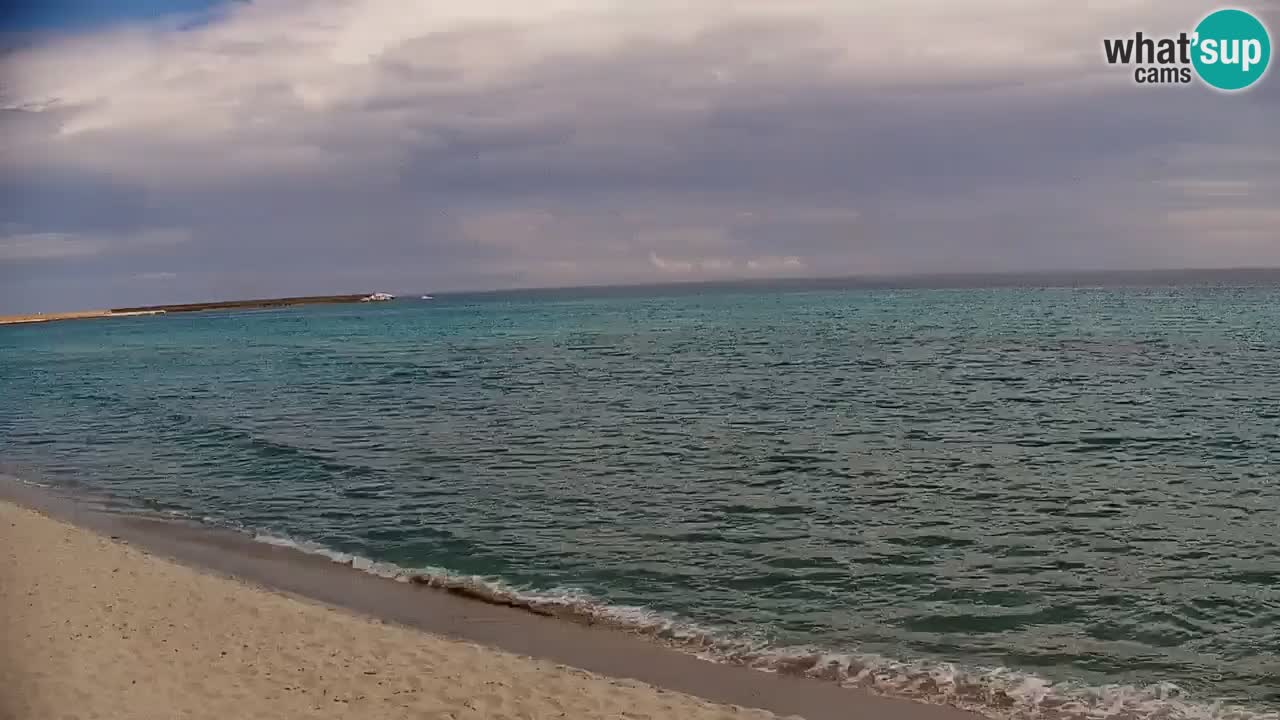 Spletna kamera v živo Plaža La Caletta – Budoni – Sardinija – Italija