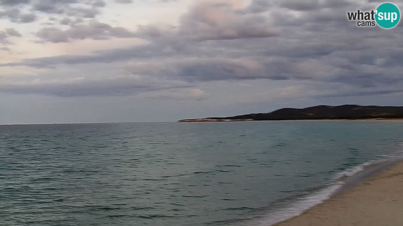 Spletna kamera v živo Plaža La Caletta – Budoni – Sardinija – Italija