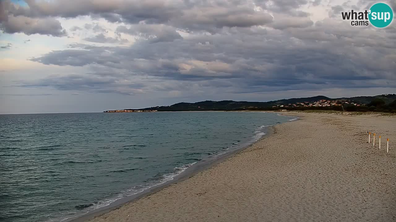 Spletna kamera v živo Plaža La Caletta – Budoni – Sardinija – Italija