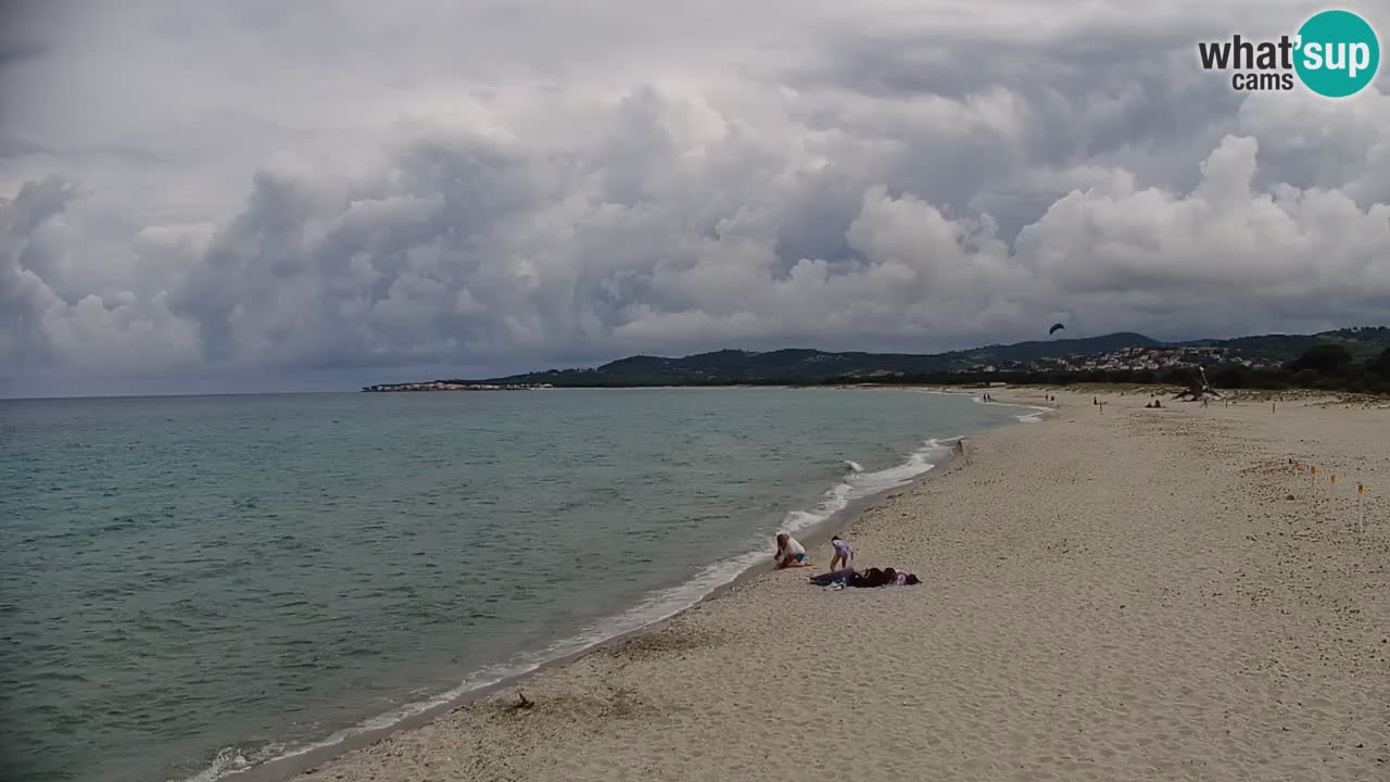 Spletna kamera v živo Plaža La Caletta – Budoni – Sardinija – Italija