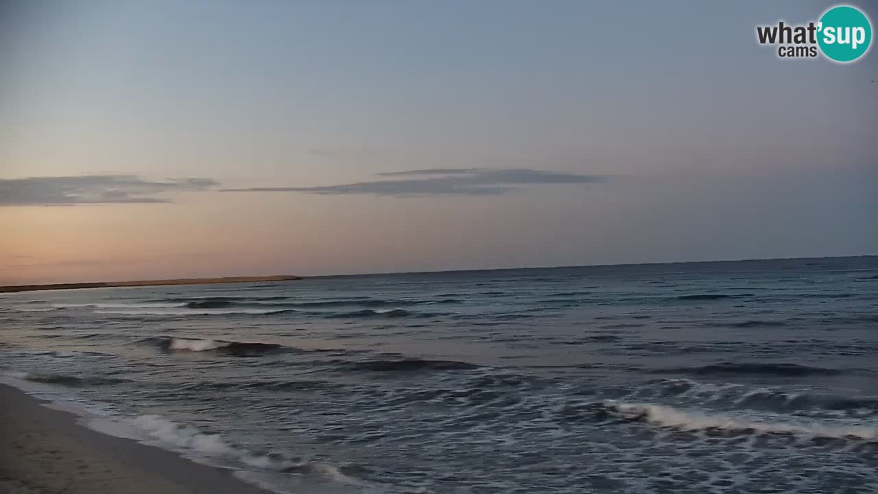 Spletna kamera v živo Plaža La Caletta – Budoni – Sardinija – Italija