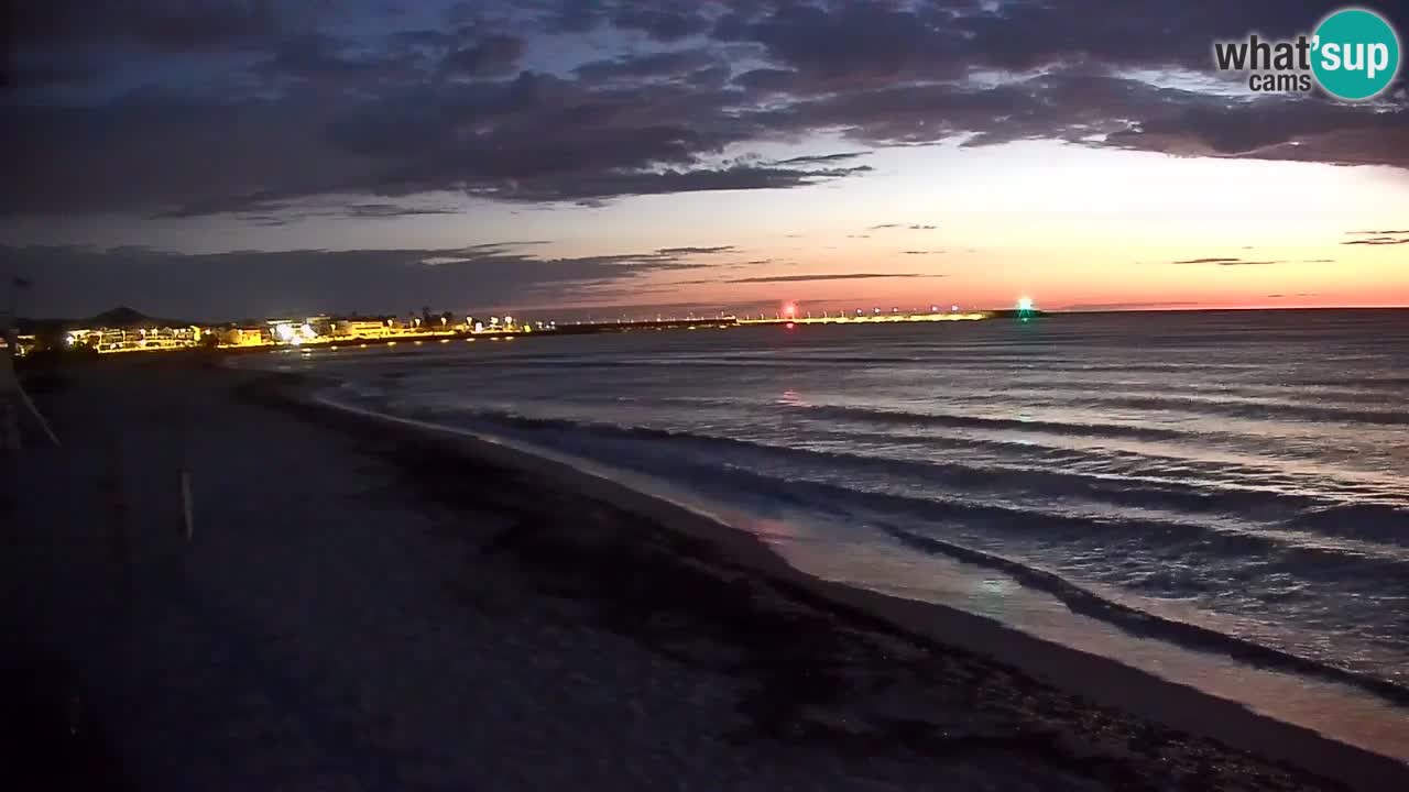 Spletna kamera v živo Plaža La Caletta – Budoni – Sardinija – Italija