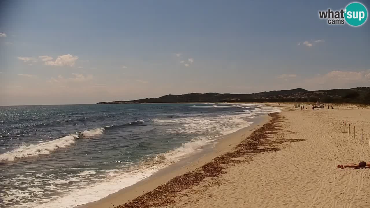 Spletna kamera v živo Plaža La Caletta – Budoni – Sardinija – Italija