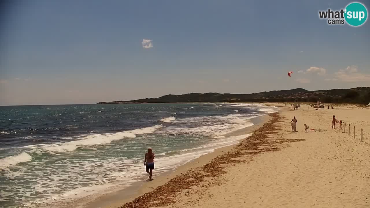 Spletna kamera v živo Plaža La Caletta – Budoni – Sardinija – Italija