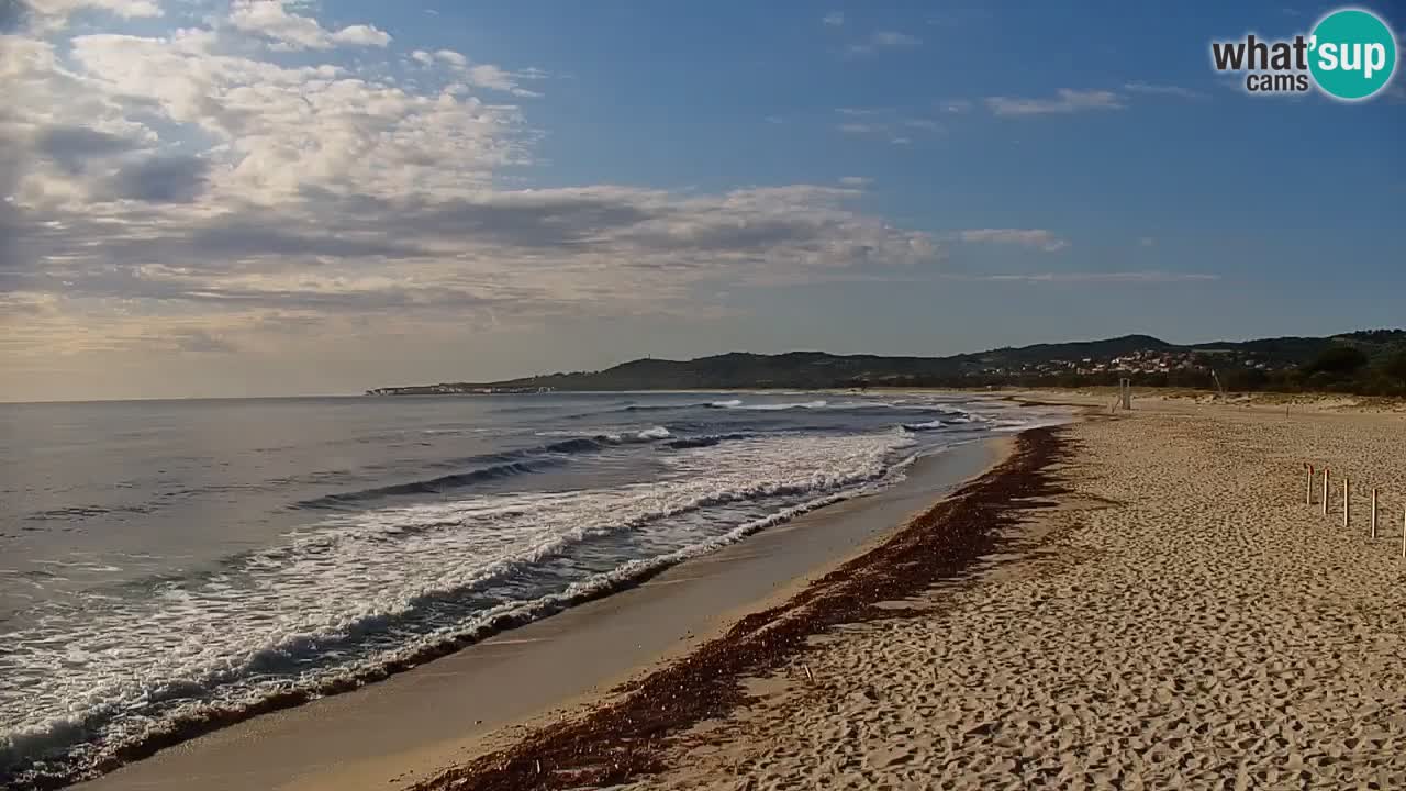 Spletna kamera v živo Plaža La Caletta – Budoni – Sardinija – Italija