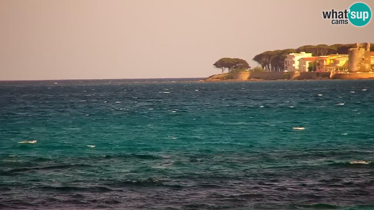 Spletna kamera v živo Plaža La Caletta – Budoni – Sardinija – Italija