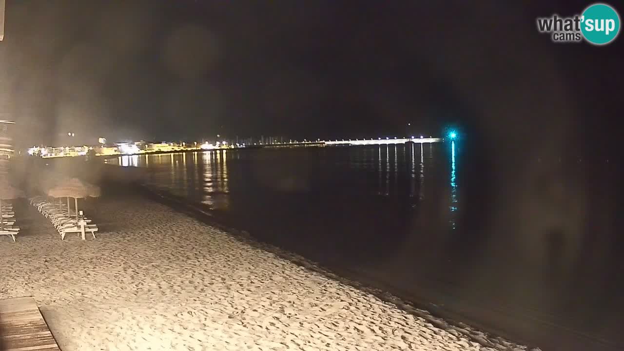 Spletna kamera v živo Plaža La Caletta – Budoni – Sardinija – Italija