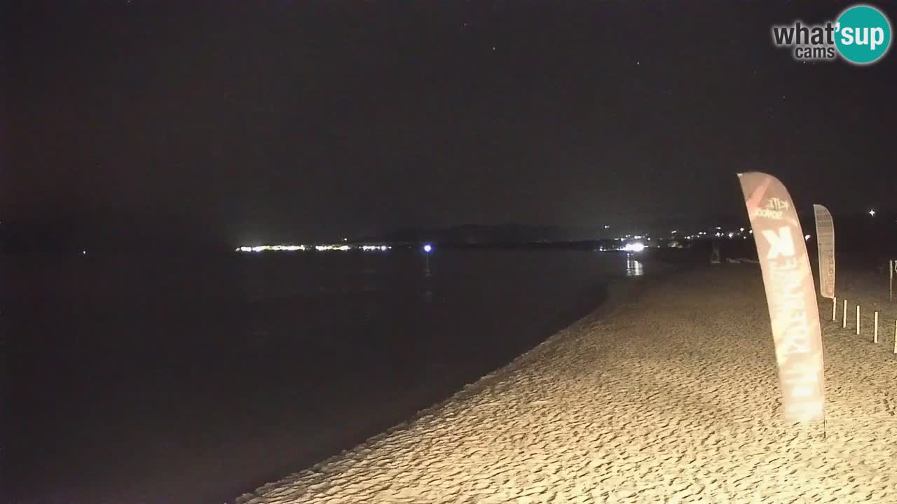 Spletna kamera v živo Plaža La Caletta – Budoni – Sardinija – Italija
