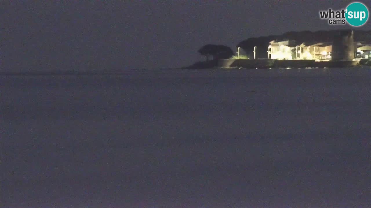 Spletna kamera v živo Plaža La Caletta – Budoni – Sardinija – Italija