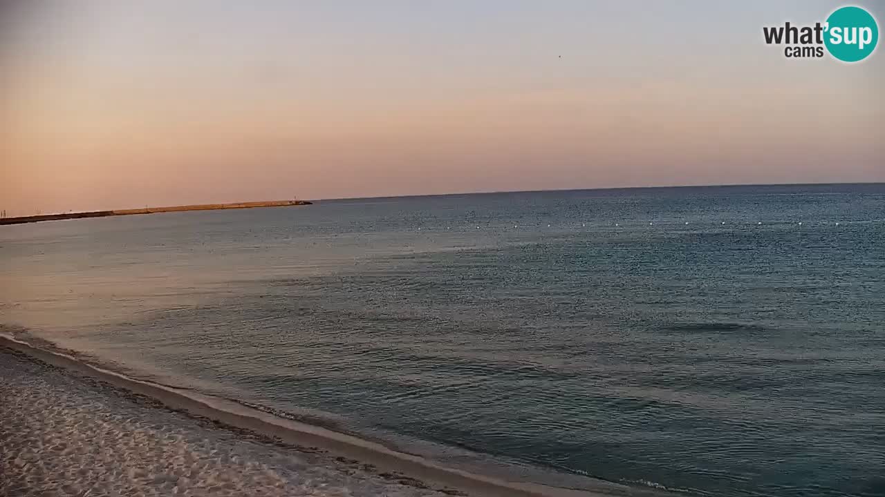 Spletna kamera v živo Plaža La Caletta – Budoni – Sardinija – Italija