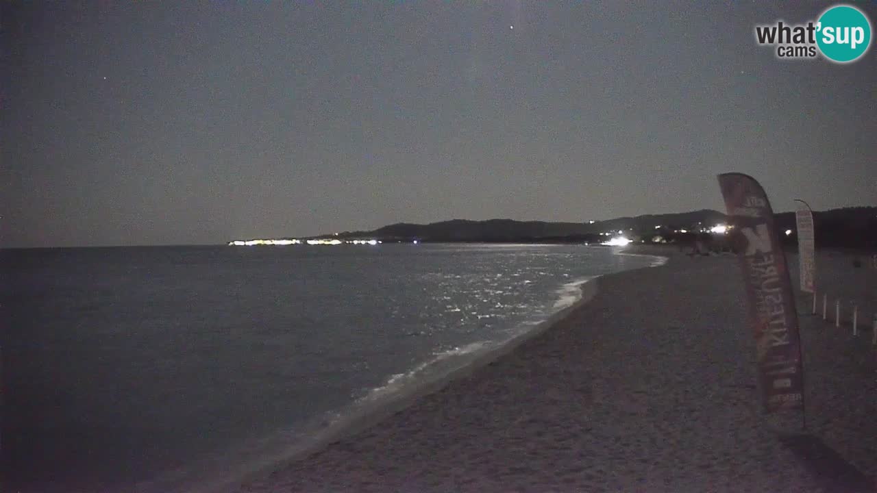 Spletna kamera v živo Plaža La Caletta – Budoni – Sardinija – Italija