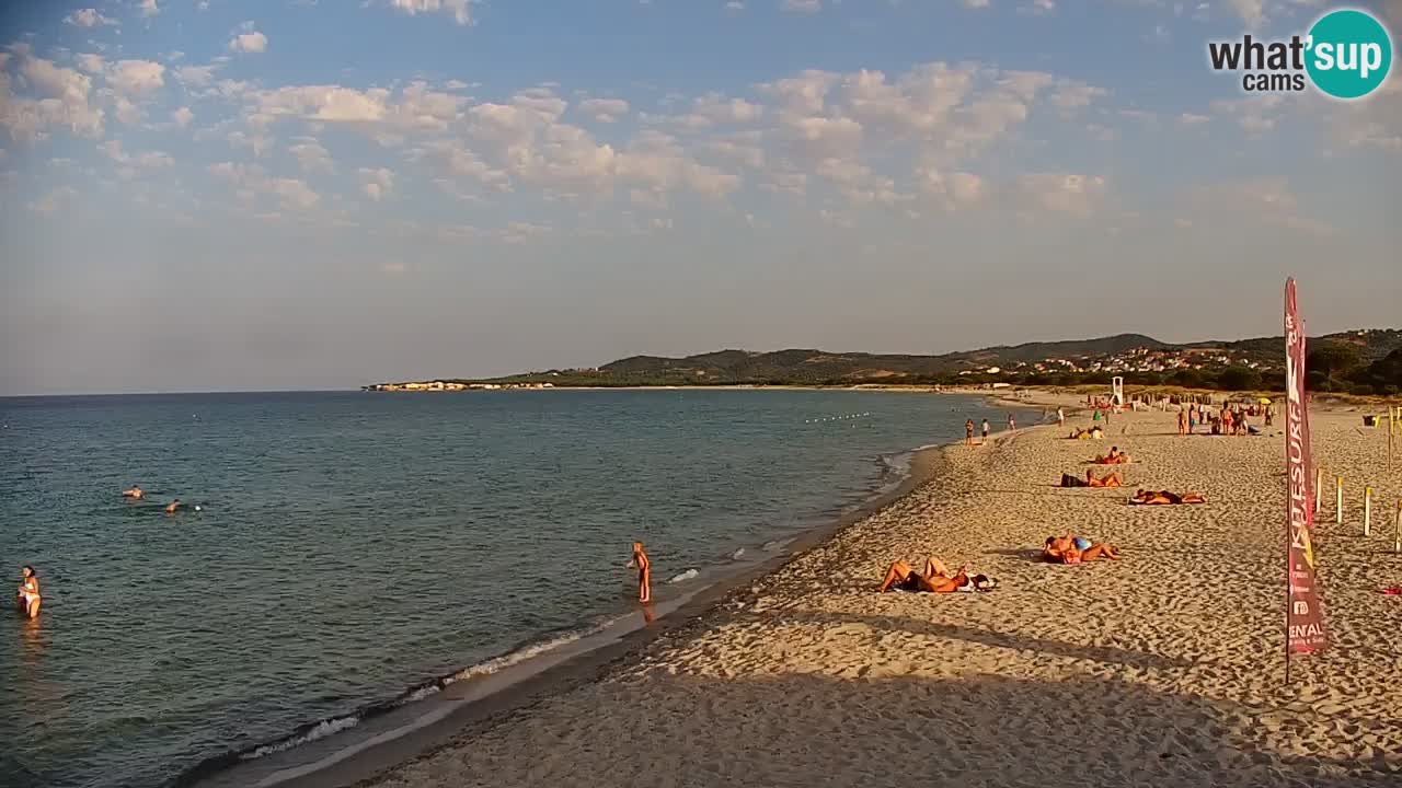 Spletna kamera v živo Plaža La Caletta – Budoni – Sardinija – Italija