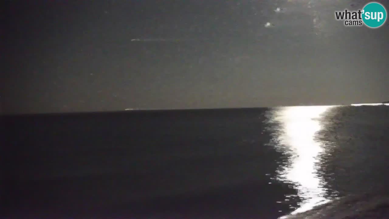 Spletna kamera v živo Plaža La Caletta – Budoni – Sardinija – Italija