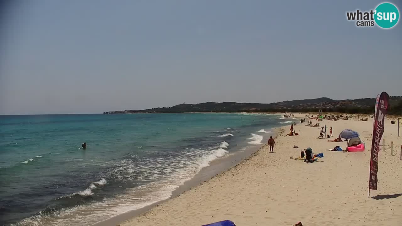 Spletna kamera v živo Plaža La Caletta – Budoni – Sardinija – Italija