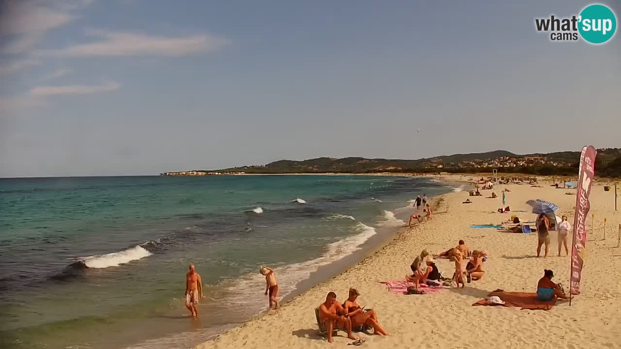 Spletna kamera v živo Plaža La Caletta – Budoni – Sardinija – Italija
