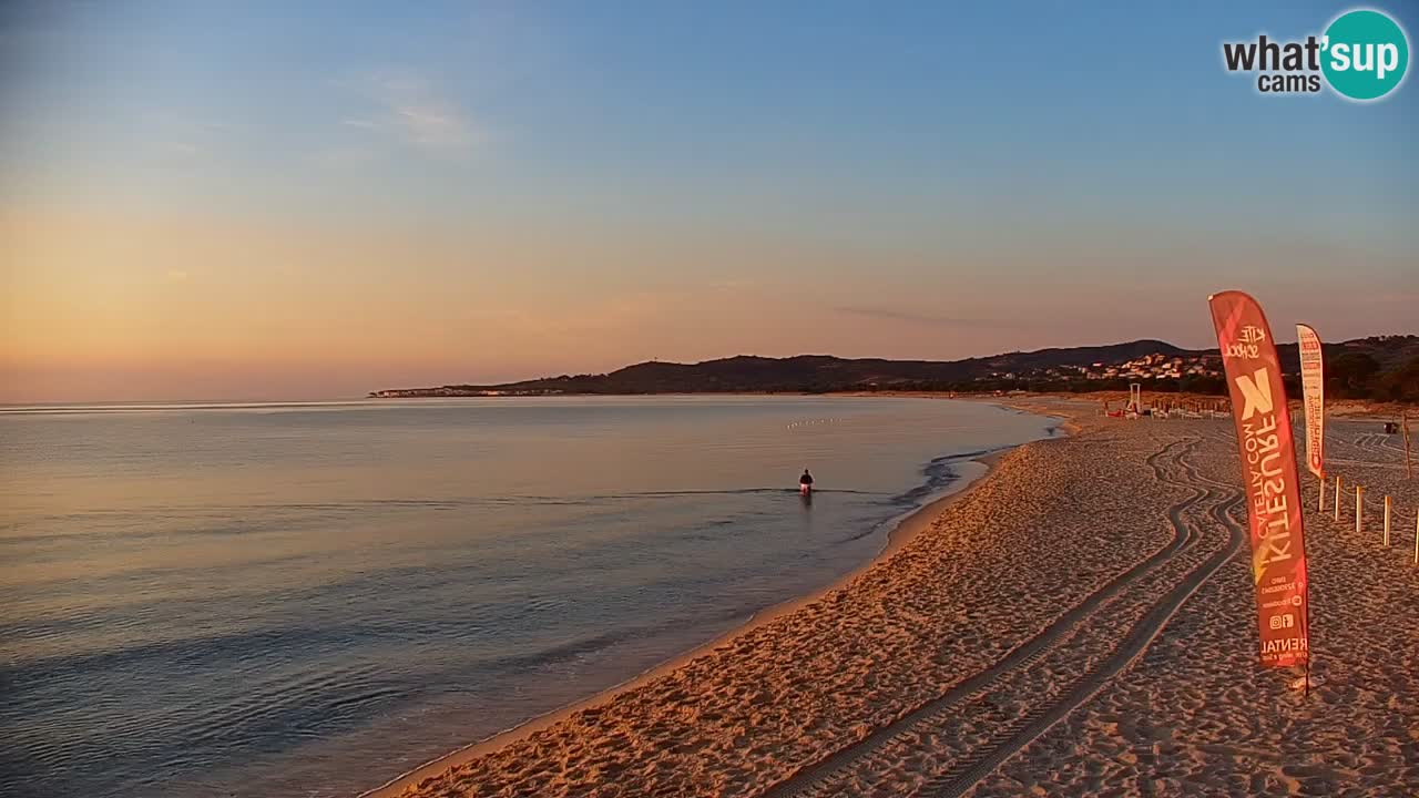Spletna kamera v živo Plaža La Caletta – Budoni – Sardinija – Italija