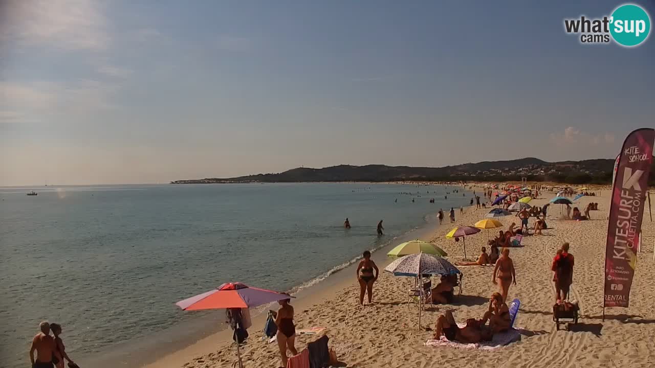 Spletna kamera v živo Plaža La Caletta – Budoni – Sardinija – Italija