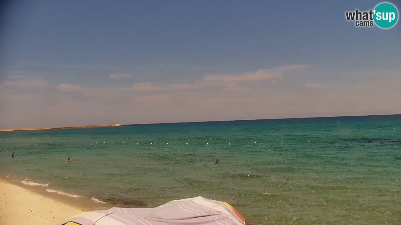 Spletna kamera v živo Plaža La Caletta – Budoni – Sardinija – Italija
