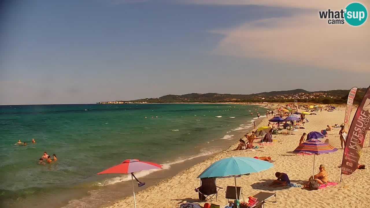 Spletna kamera v živo Plaža La Caletta – Budoni – Sardinija – Italija