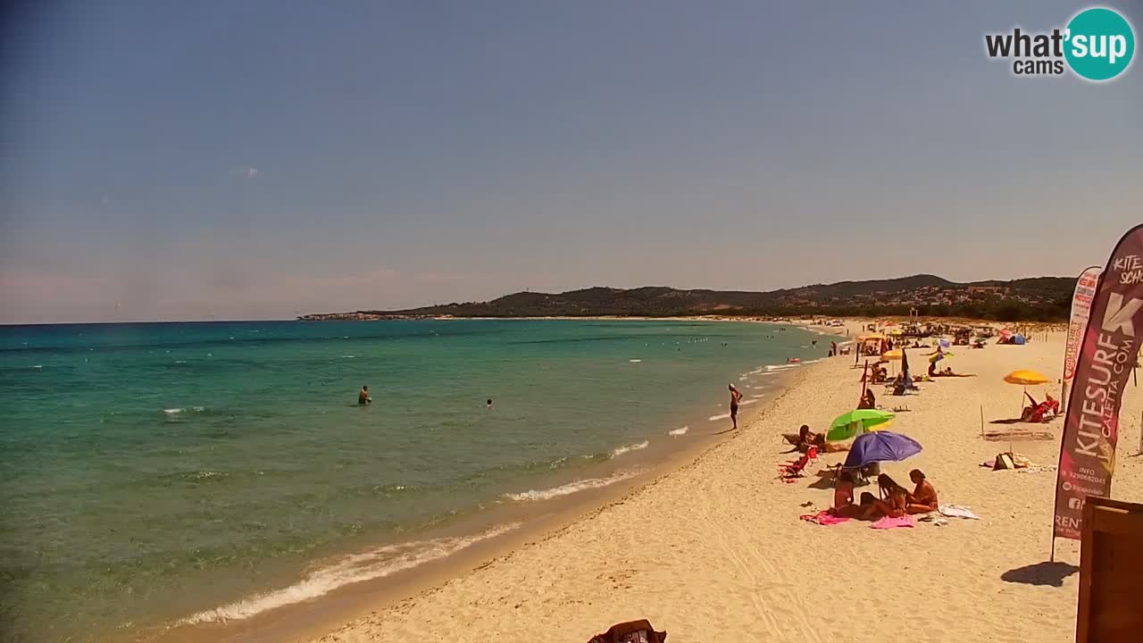 Spletna kamera v živo Plaža La Caletta – Budoni – Sardinija – Italija