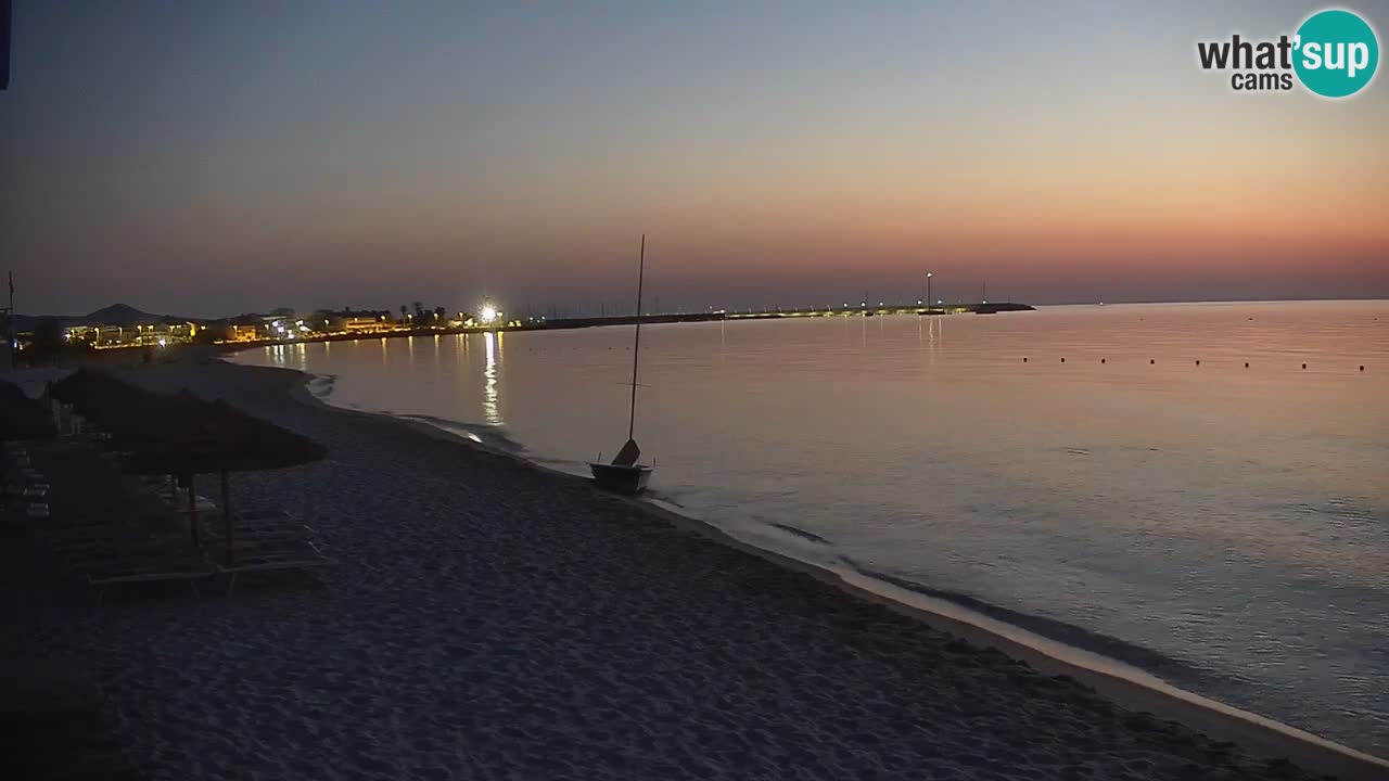 Live-Webcam Strand La Caletta – Budoni – Sardinien – Italien