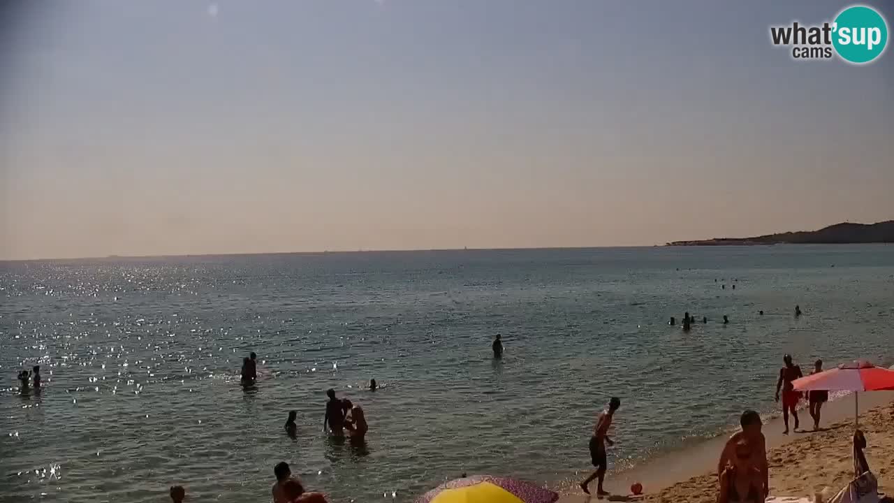 Spletna kamera v živo Plaža La Caletta – Budoni – Sardinija – Italija
