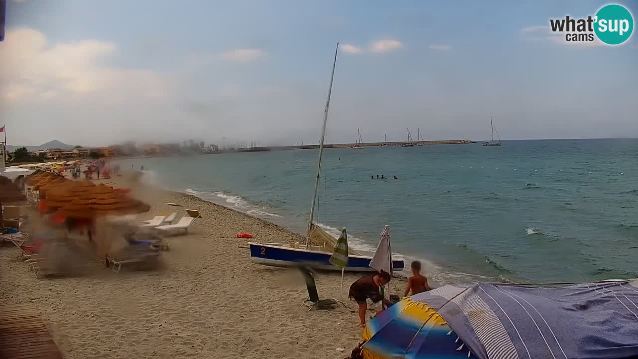 Webcam en direct Plage de La Caletta – Budoni – Sardaigne – Italie