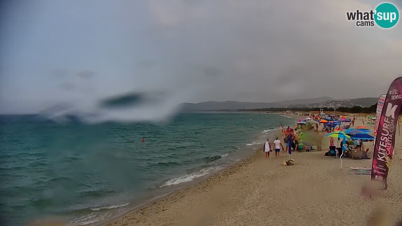 Spletna kamera v živo Plaža La Caletta – Budoni – Sardinija – Italija