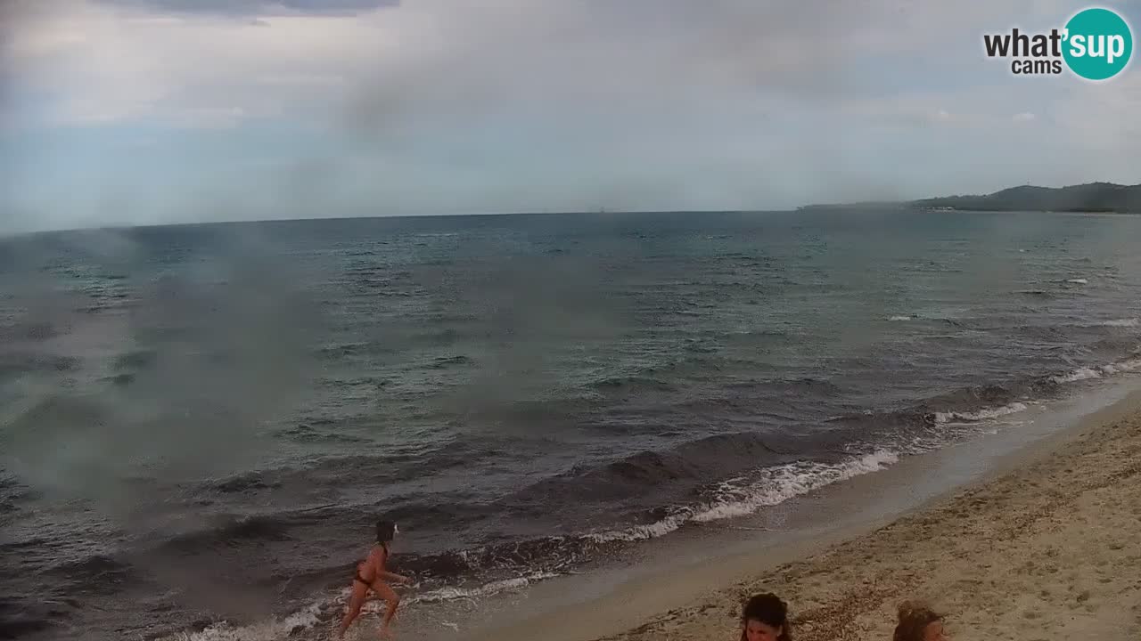 Spletna kamera v živo Plaža La Caletta – Budoni – Sardinija – Italija
