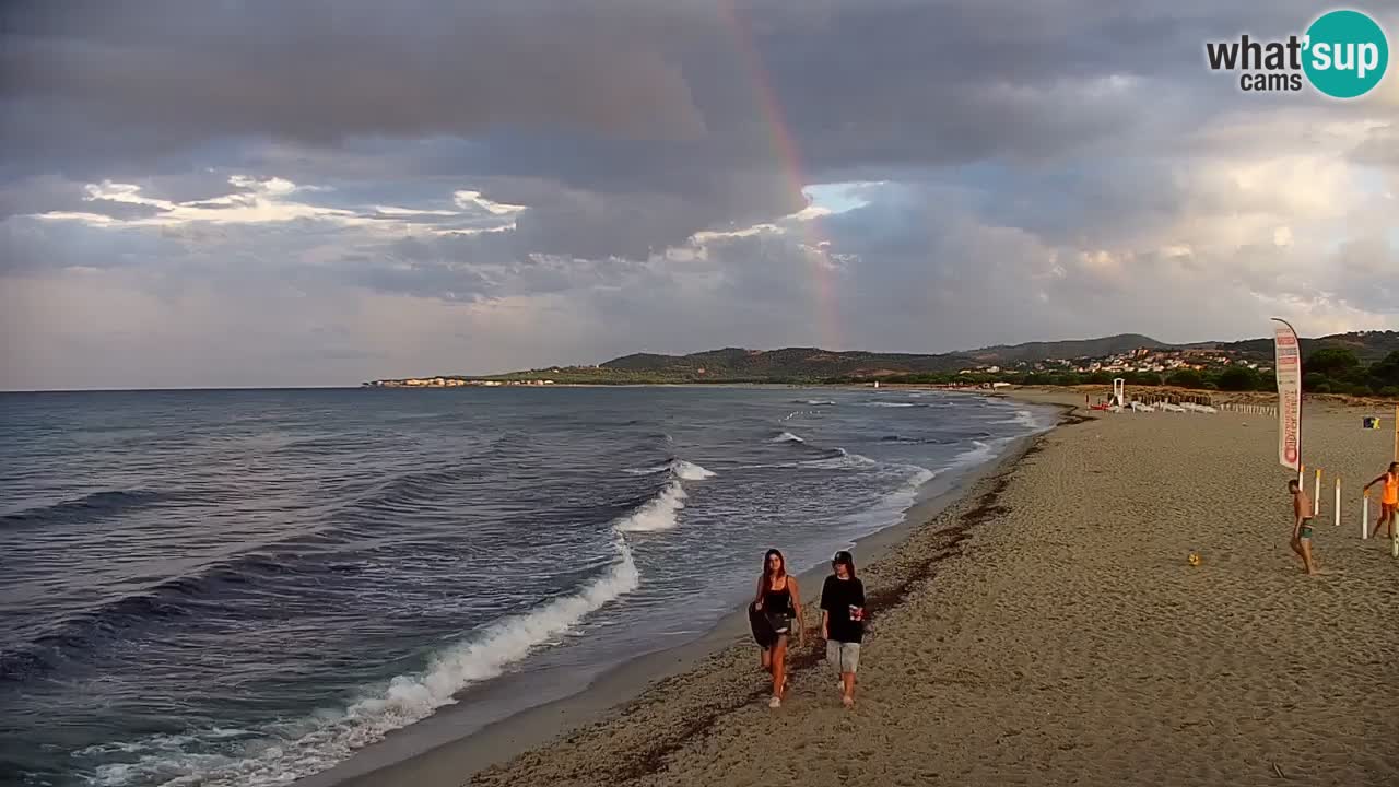 Spletna kamera v živo Plaža La Caletta – Budoni – Sardinija – Italija