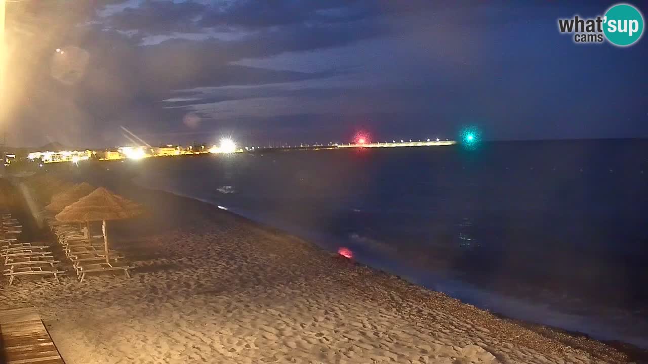Spletna kamera v živo Plaža La Caletta – Budoni – Sardinija – Italija