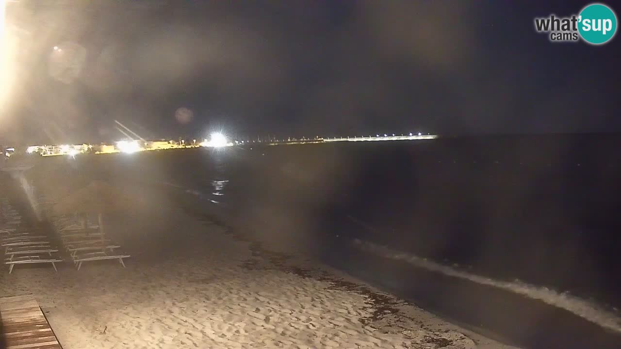 Spletna kamera v živo Plaža La Caletta – Budoni – Sardinija – Italija