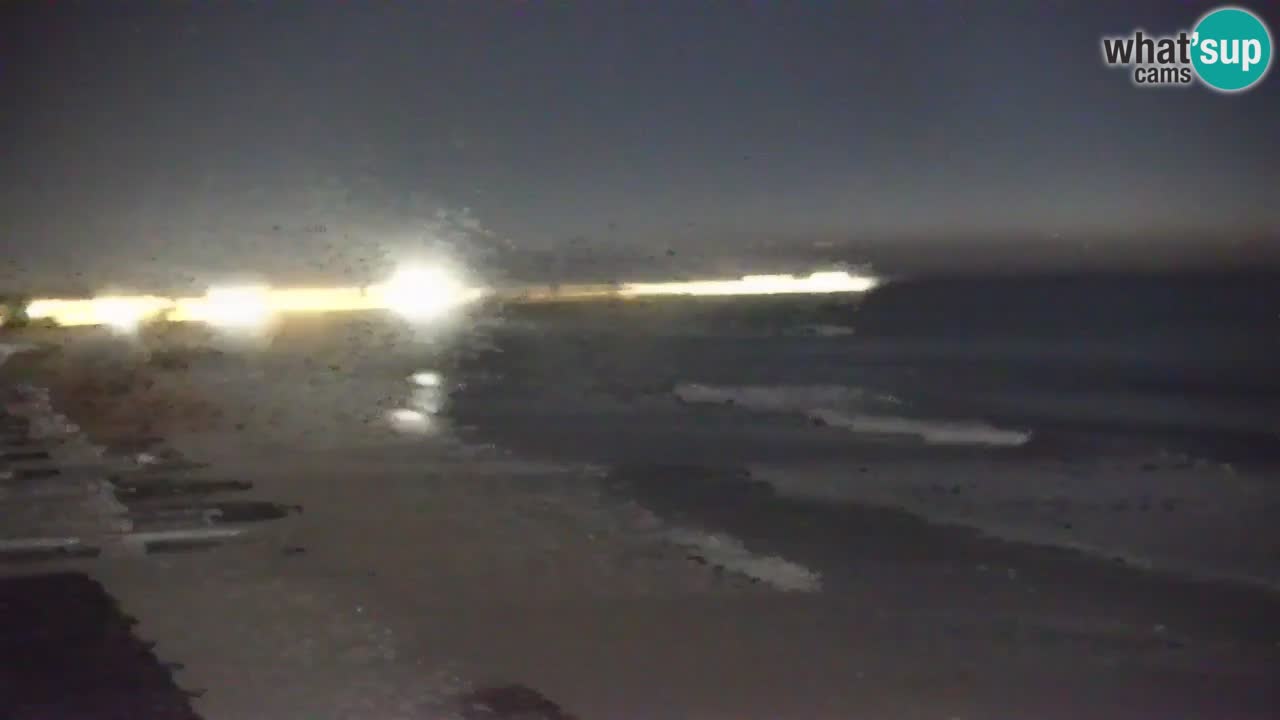 Spletna kamera v živo Plaža La Caletta – Budoni – Sardinija – Italija