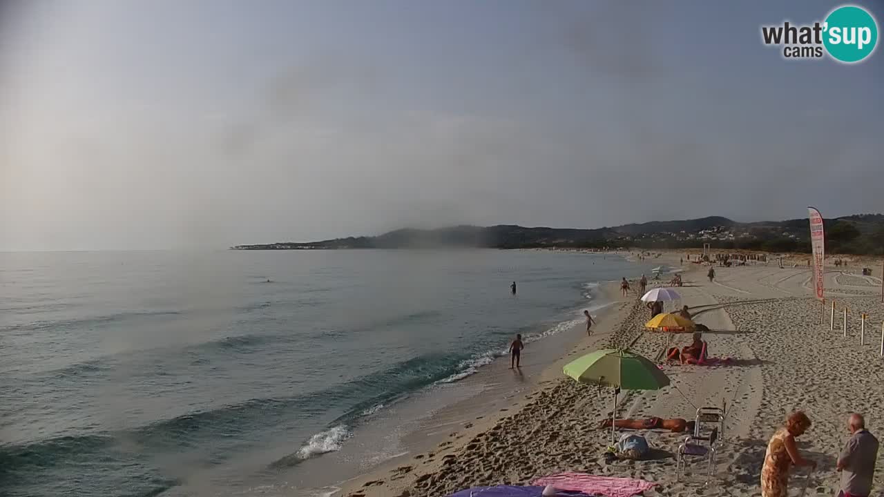 Spletna kamera v živo Plaža La Caletta – Budoni – Sardinija – Italija