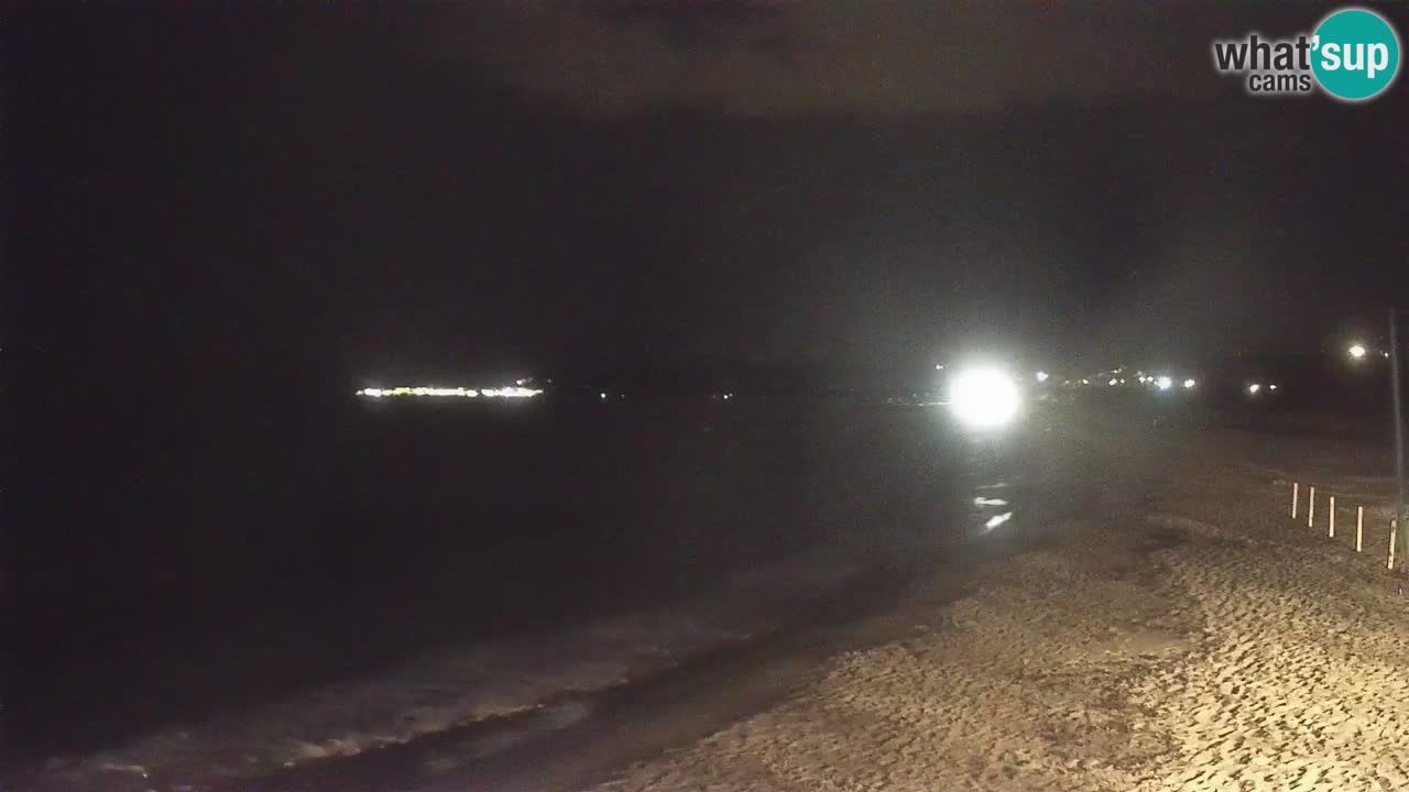 Spletna kamera v živo Plaža La Caletta – Budoni – Sardinija – Italija