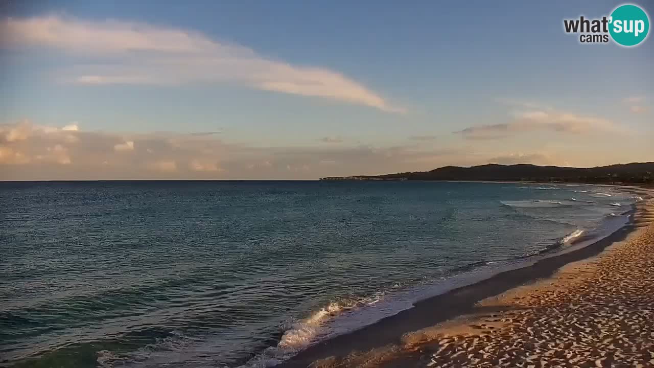 Spletna kamera v živo Plaža La Caletta – Budoni – Sardinija – Italija