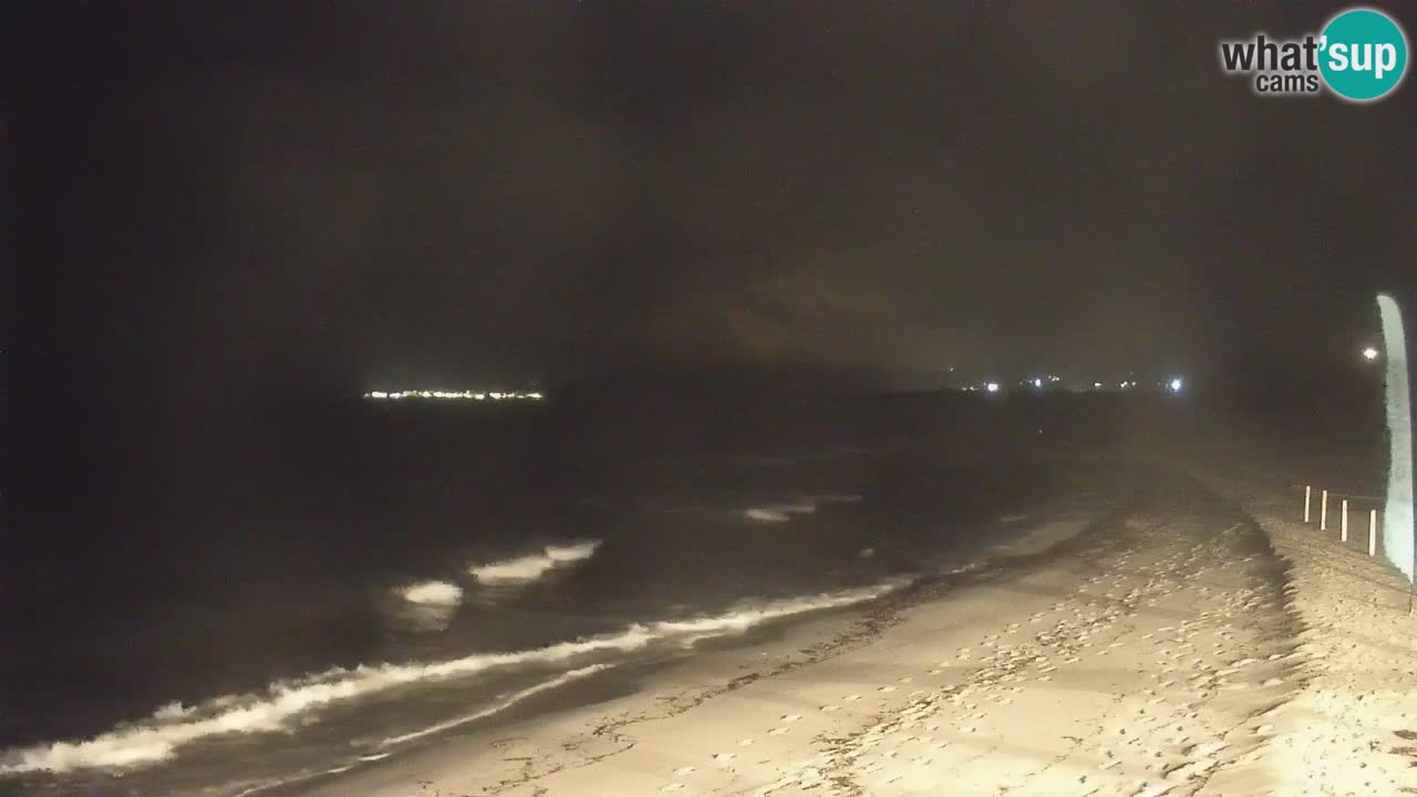 Spletna kamera v živo Plaža La Caletta – Budoni – Sardinija – Italija